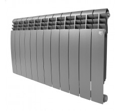 Радиатор Royal Thermo 500 х 12 секций BiLiner Silver Satin биметаллический секционный